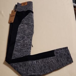 PINK Victoria's Secret Seamless Campus Jogger Gray & Black Leggings XS  NWT